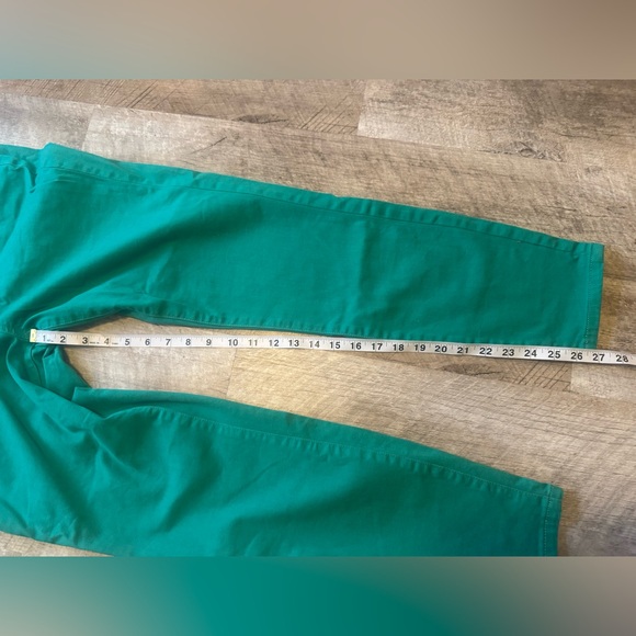 Lila Ryan size 31 mid-rise skinny ankle, teal green jeans - Picture 10 of 12